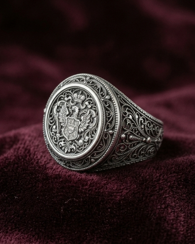 Filigree Signet Ring